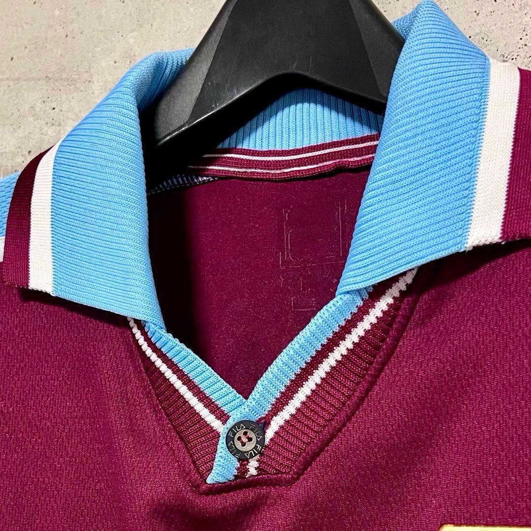 【当時物】99-01 ウェストハム ♯10 ディカーニオ【L-XL相当】ホーム