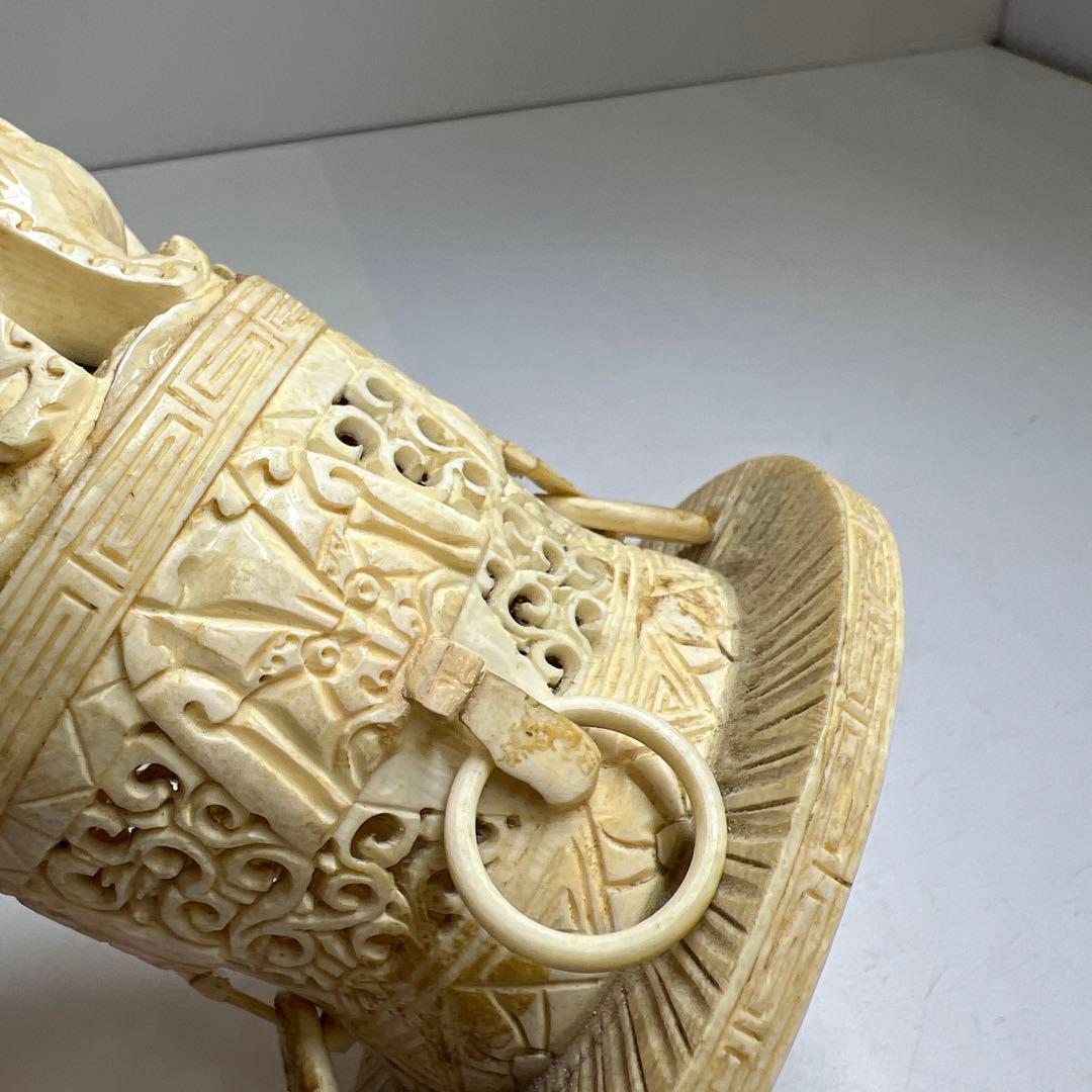 極上　香炉　649g 高さ25㎝　東な8-0201①