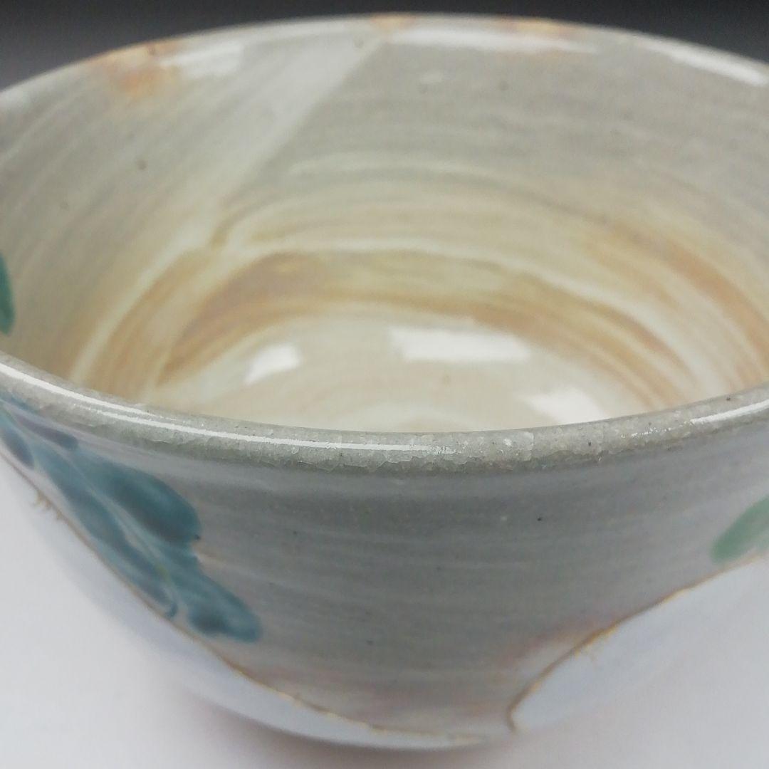 Ｔ３９８　茶碗　『赤土　大根蕪文』『平安　橋本紫雲 造』　共箱　抹茶碗　茶道具