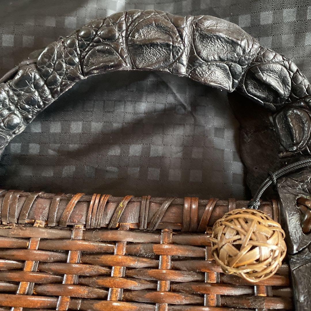 一点もの　手作り竹籠バッグ