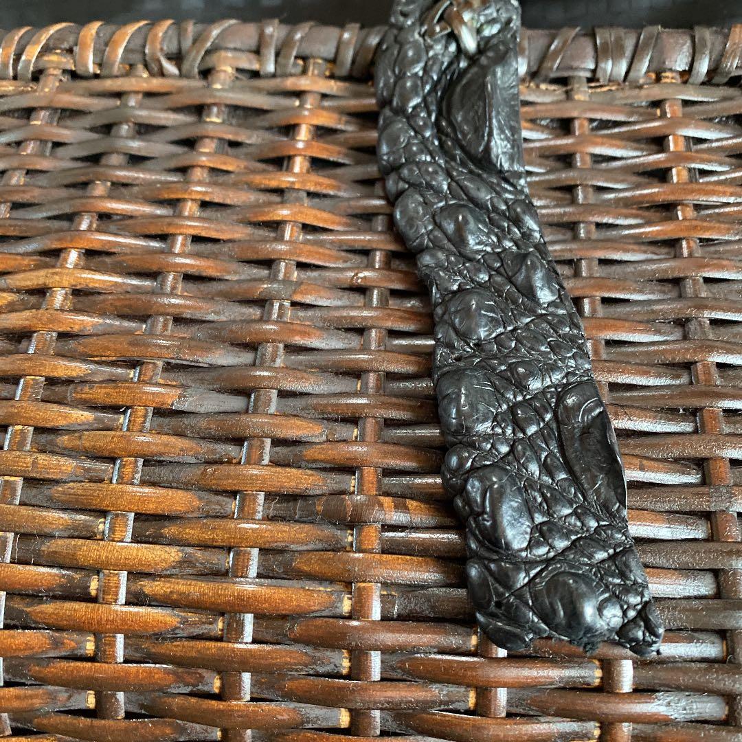 一点もの　手作り竹籠バッグ