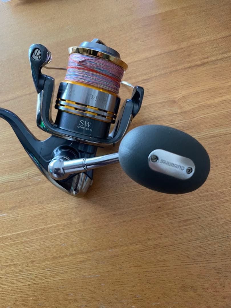 【SHIMANO】ツインパワーSW8000HG ローター傷あり 箱付