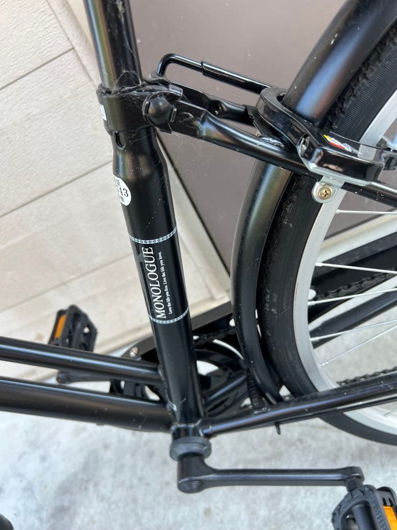 ★引き取り限定　激安新品　三重県亀山市黒のママチャリ6段変速 ★