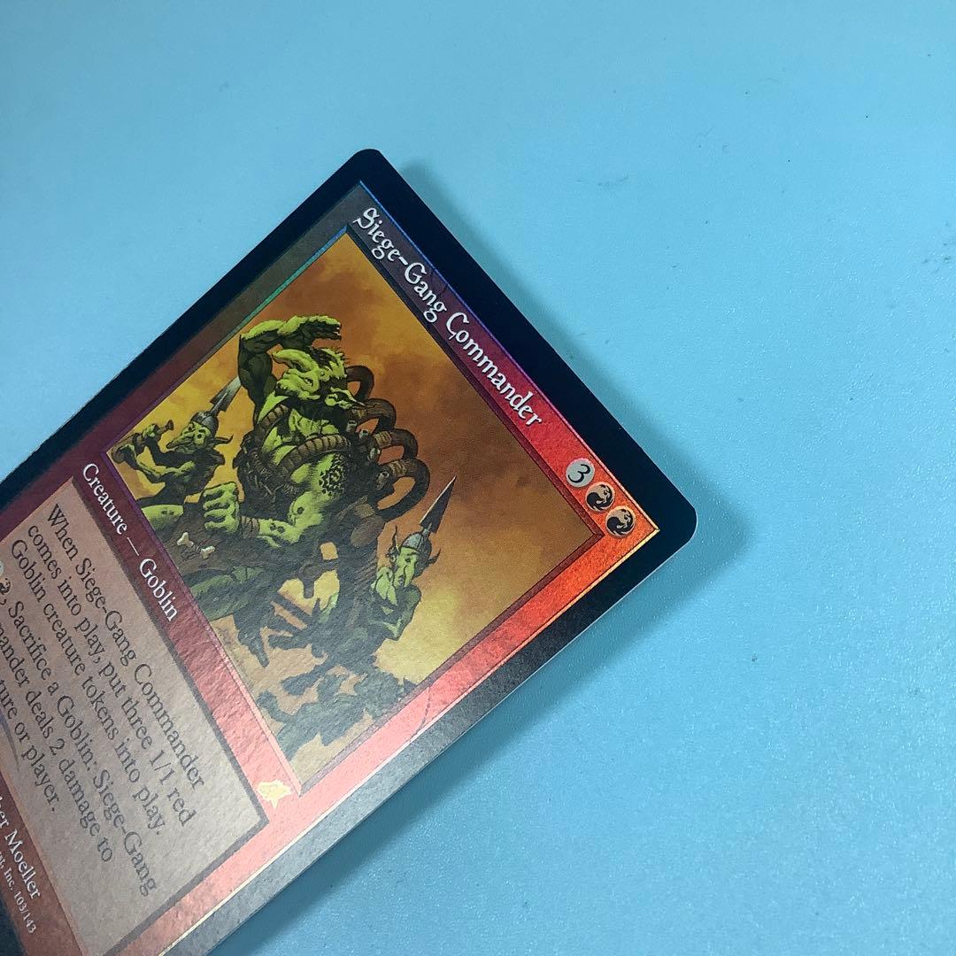 包囲攻撃の司令官/Siege-Gang Commander SCG英語foil