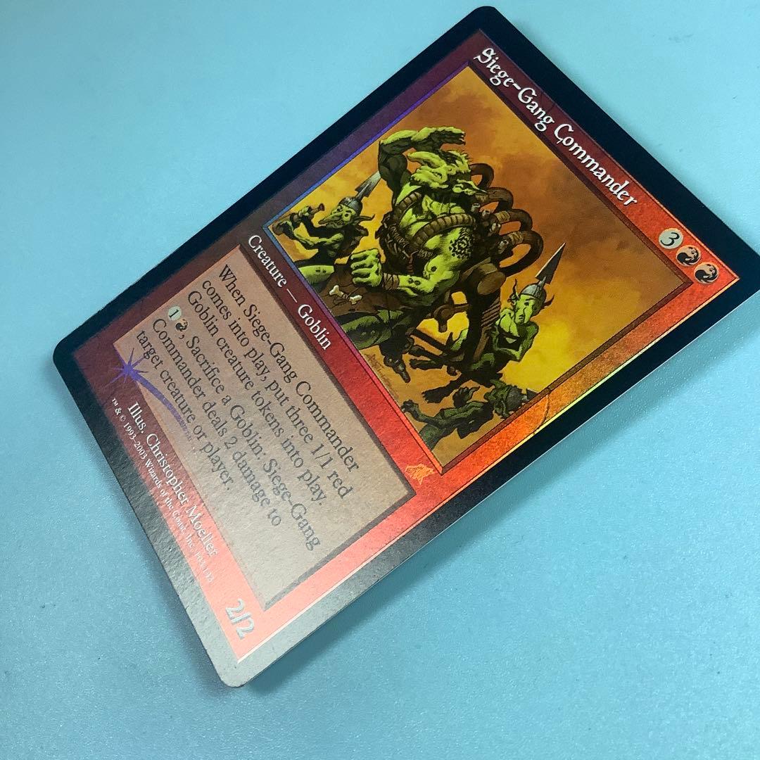 包囲攻撃の司令官/Siege-Gang Commander SCG英語foil