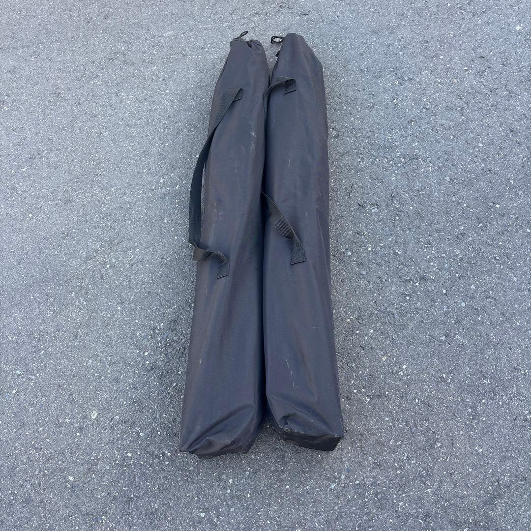 アディロンダック キャンパーズチェア 黒ブラック 収束型　穴あきなし　2脚組