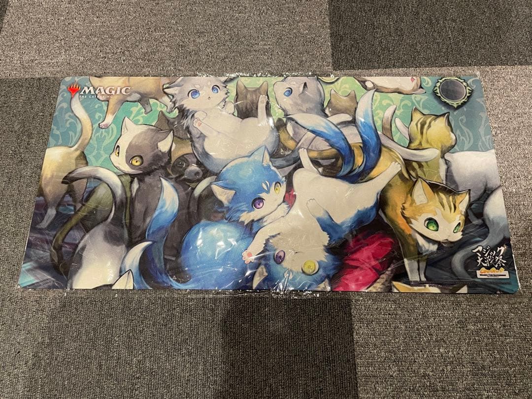 新品未開封　MTG　マジック大戦祭　倍増の季節　プレイマット おまけ付き