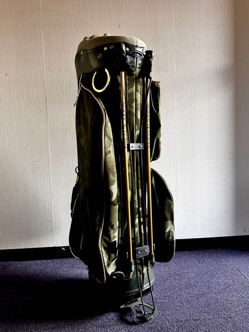 ★マーク&ロナ★希少★カーキ★カモ柄★キャディバッグ★完売モデル★オマケ多数★