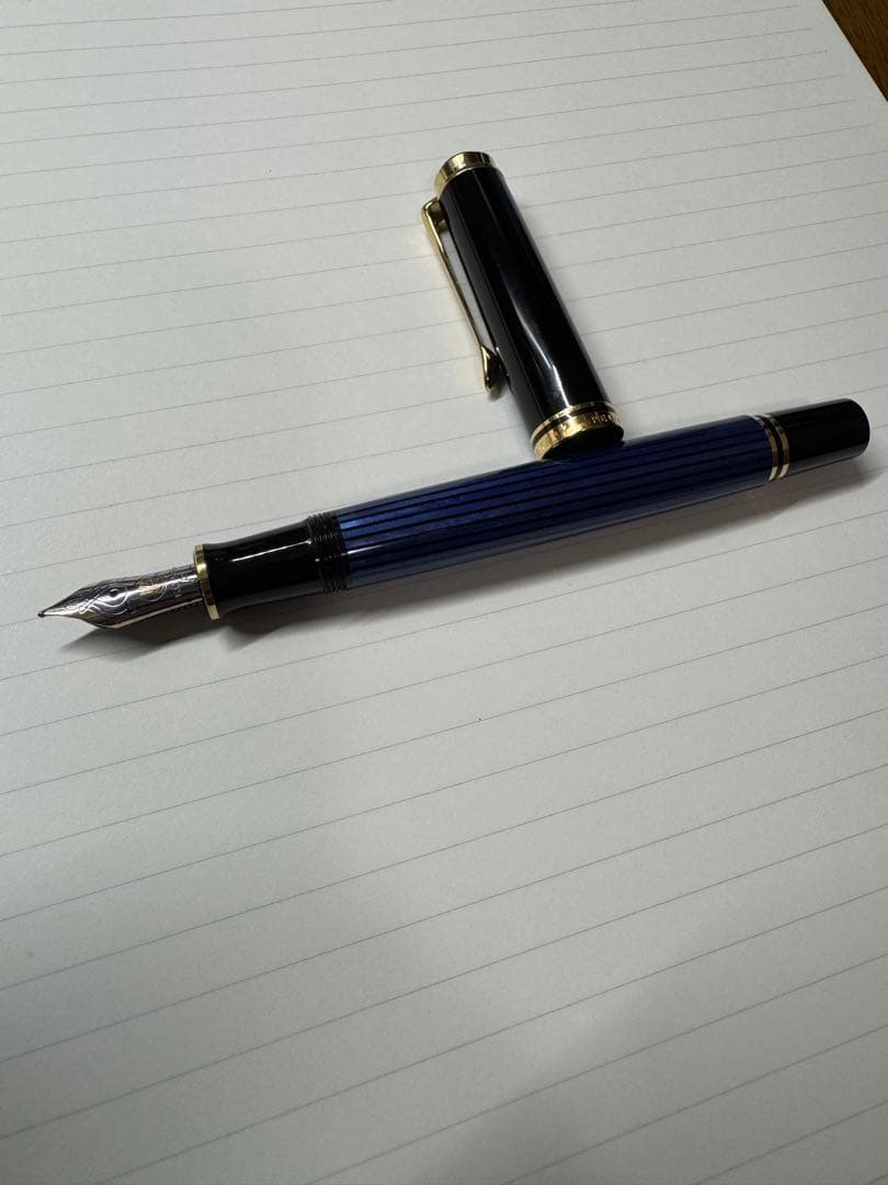 Pelikan 万年筆 スーベレーン M400 ブルーストライプ F