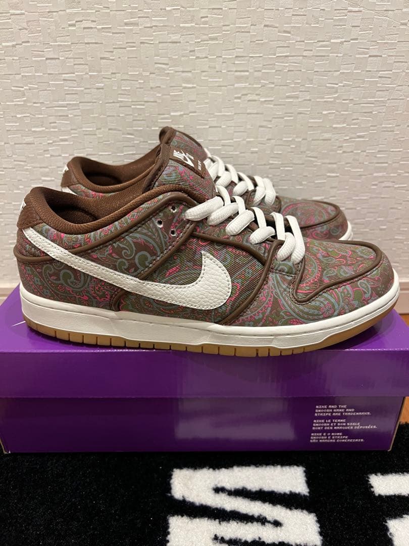 _aka.4iy_ Nike Dunk Low Pro SB ペイズリー柄