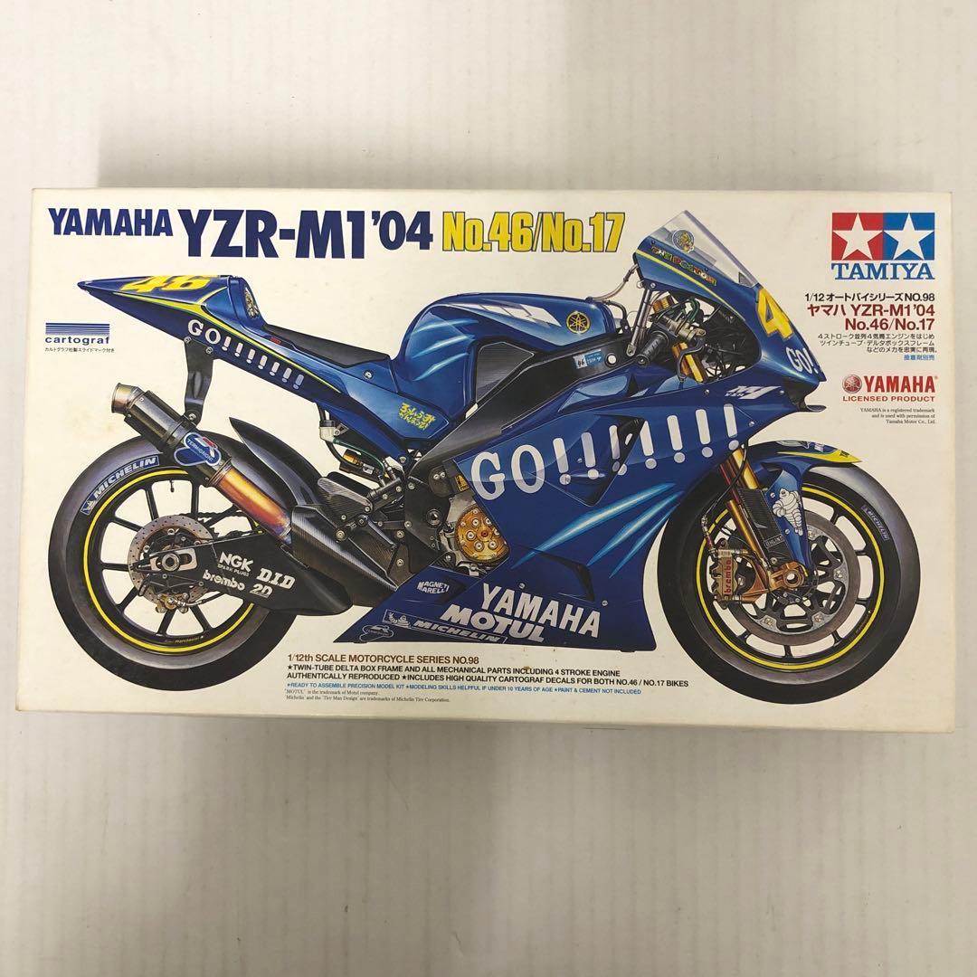 タミヤ 1/12 ヤマハ YZR-M1'04 NO.46/NO.17