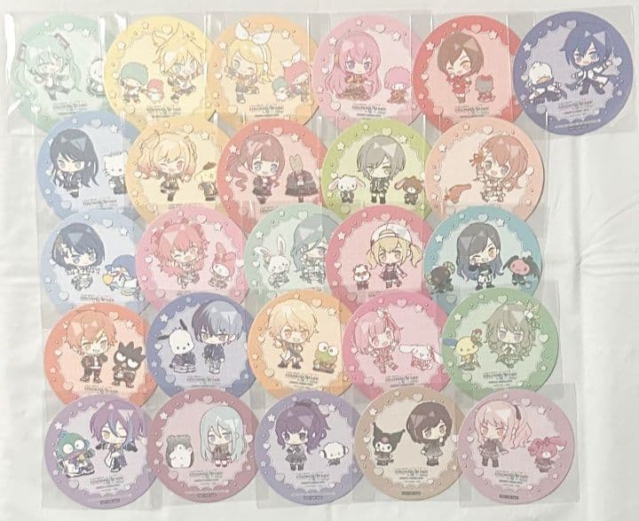 プロセカ　アニカフェ　コースター　アニメイト　カフェ　特典　コンプリート　セット