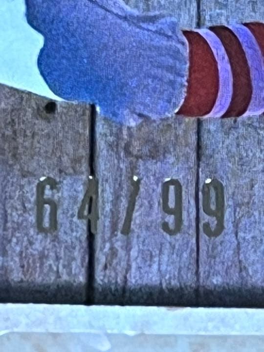 ハリソン・ベイダー選手 直筆サインカード