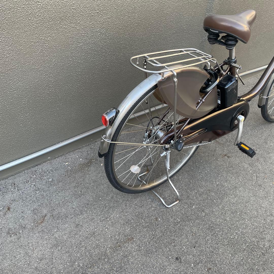 パナソニック電動アシスト自転車26インチ バッテリー16Ah ブラウン