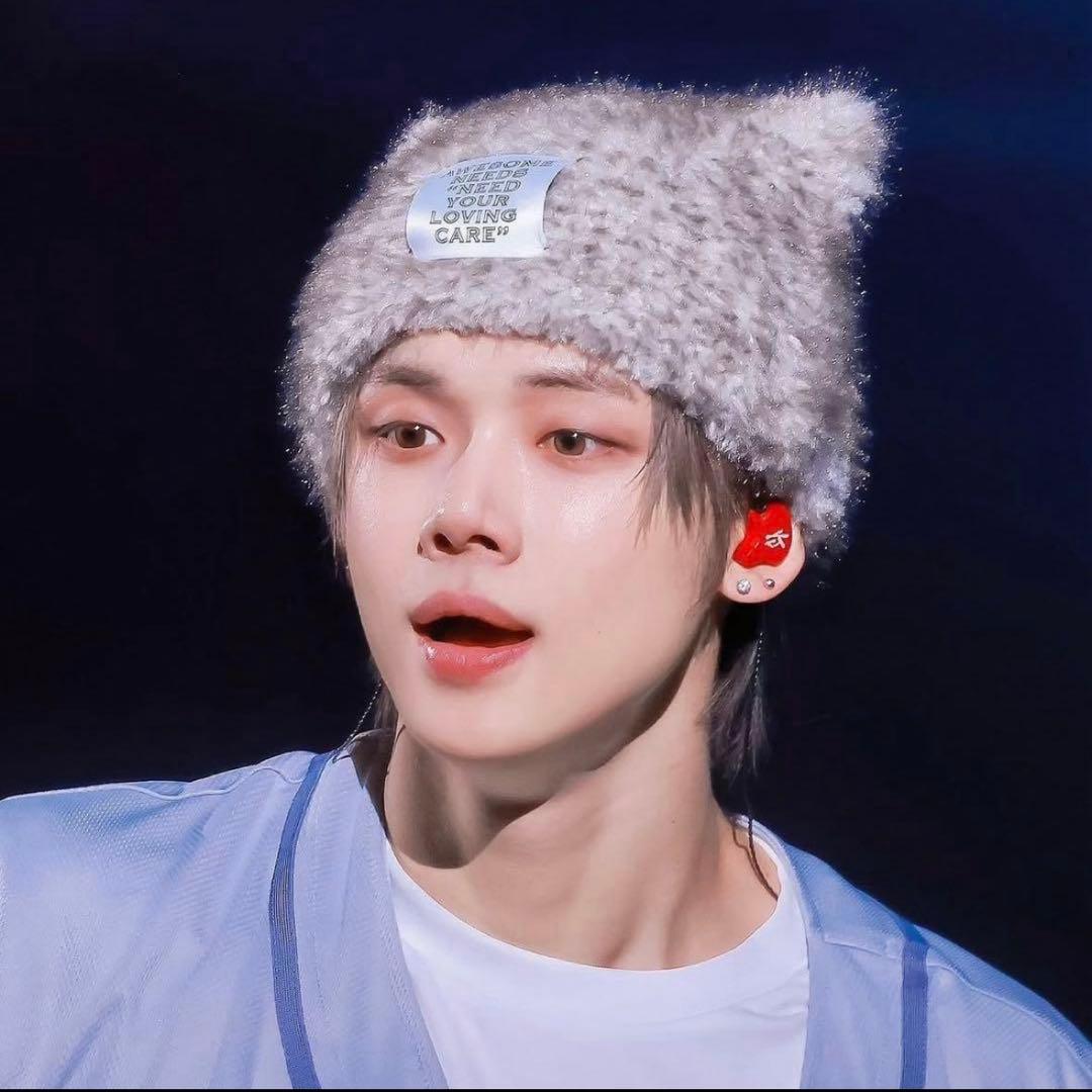 オーダーページ　プルバトゥ　ファンチュン　猫耳ニット帽　ヨンジュン着用