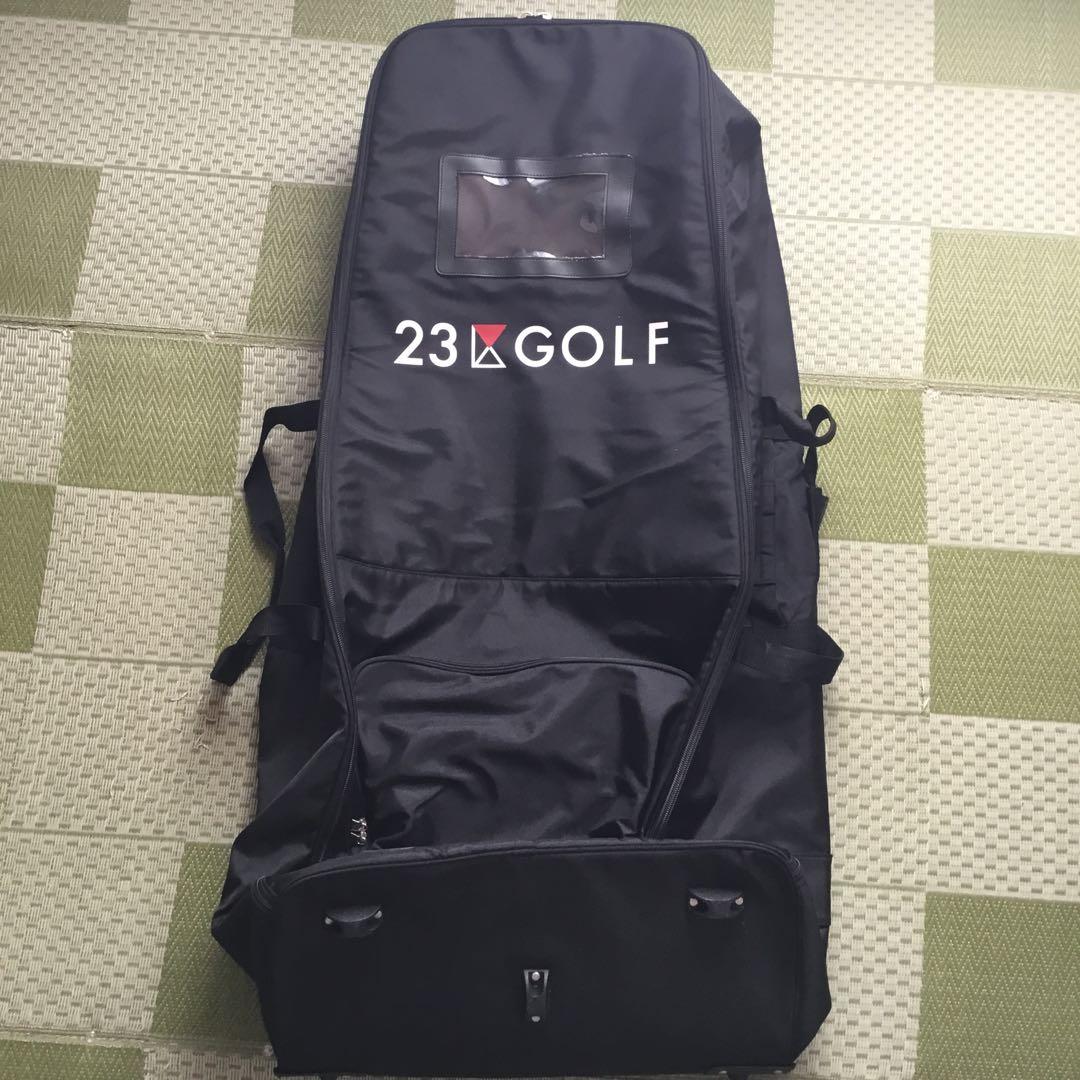 美品！23区GOLF トラベルバッグ 黒 キャスター付き
