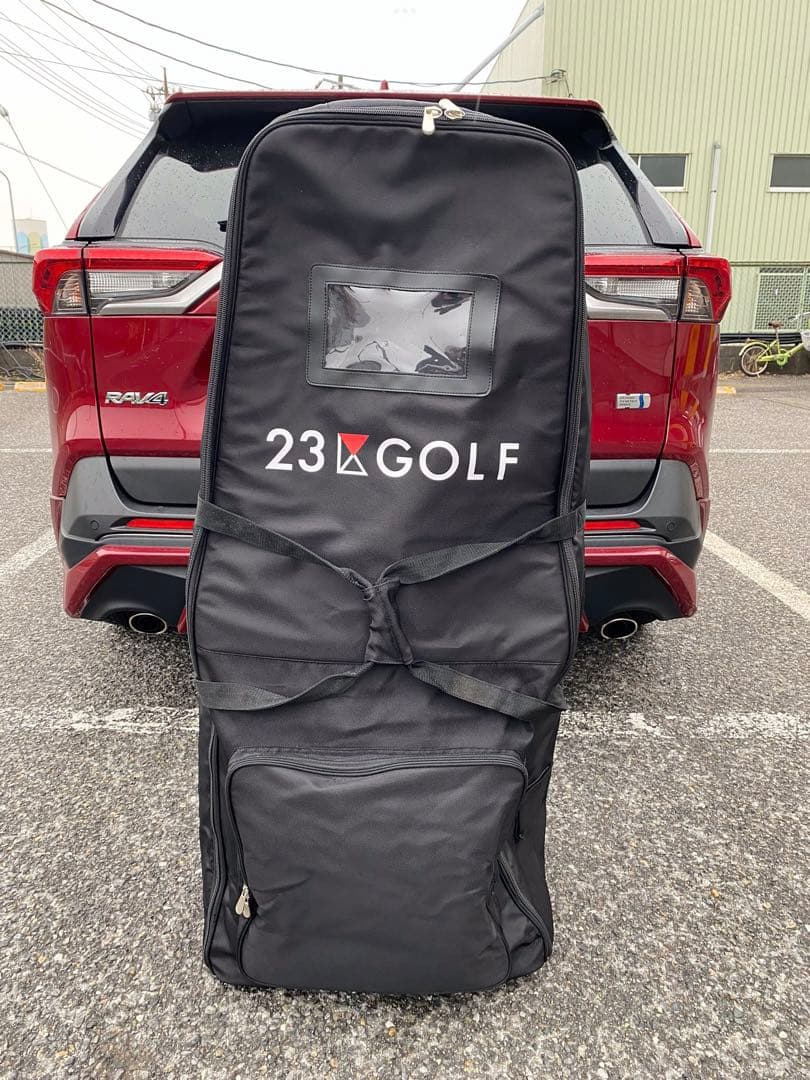 美品！23区GOLF トラベルバッグ 黒 キャスター付き