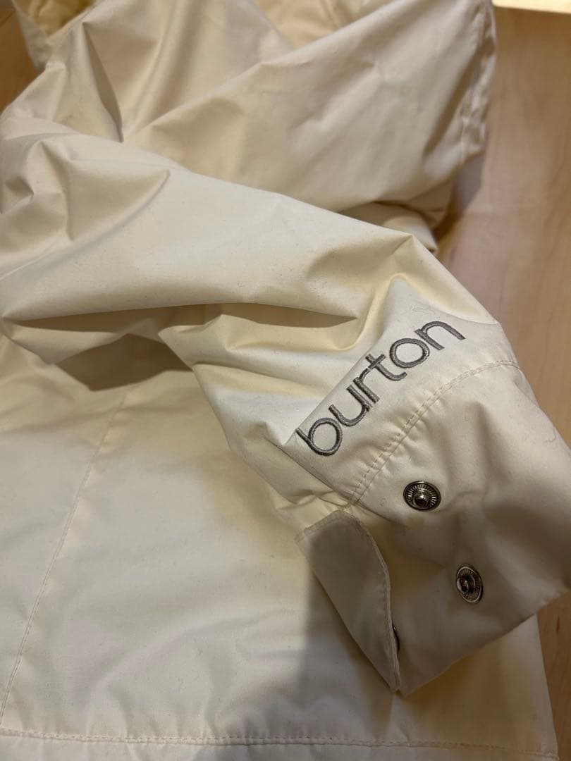 【希少】Burton × L.A.M.B. コラボ スノボウェア 刺繍 白 M