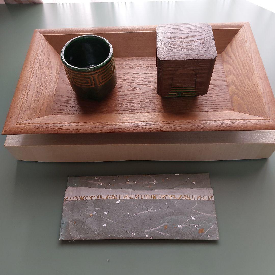 茶道具　表千家　七事式　香盆（桑）　聞香炉　重香合　香道具セット