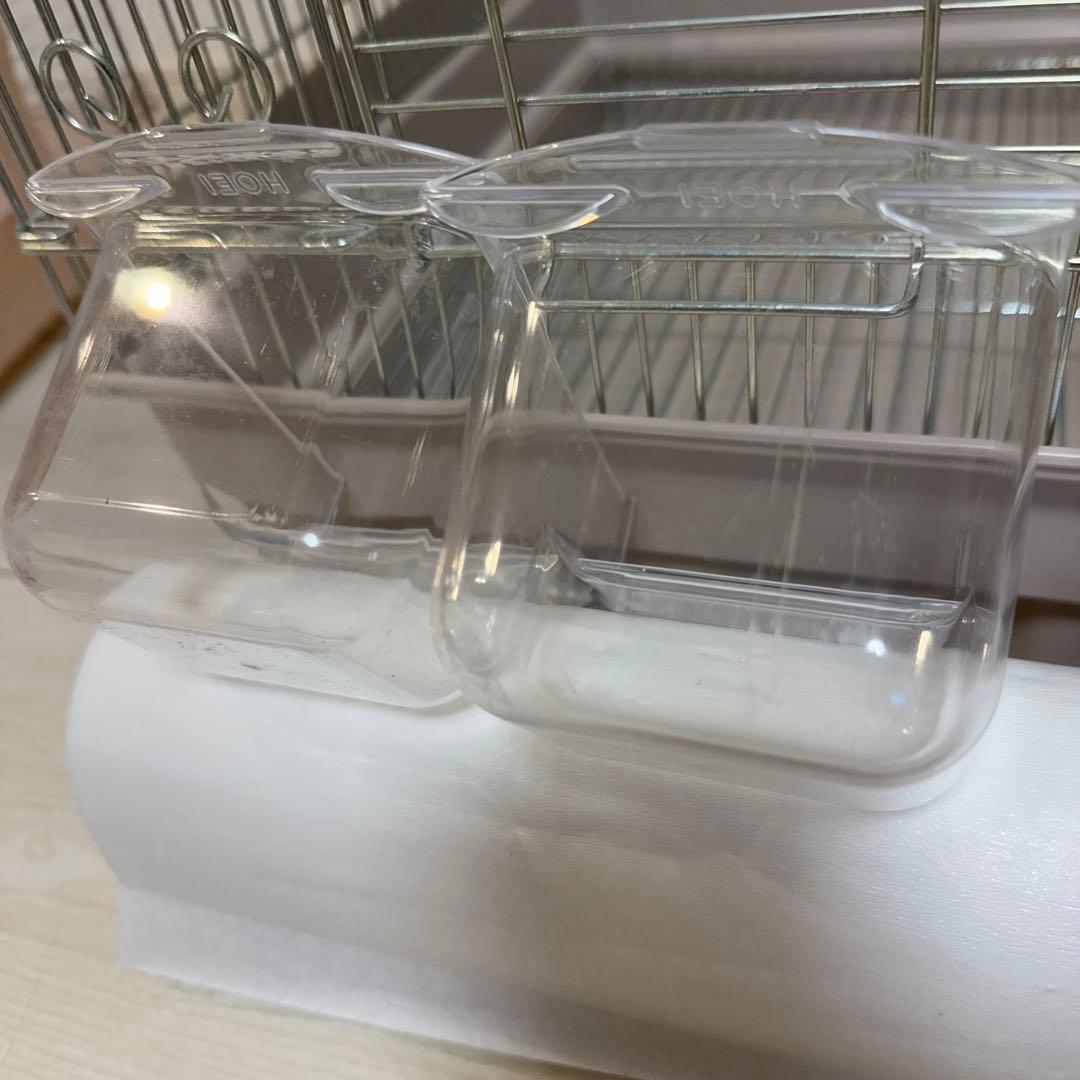 HOEI 鳥かご 35手のり ケージ(くすみピンク) ミニマルキャリーS