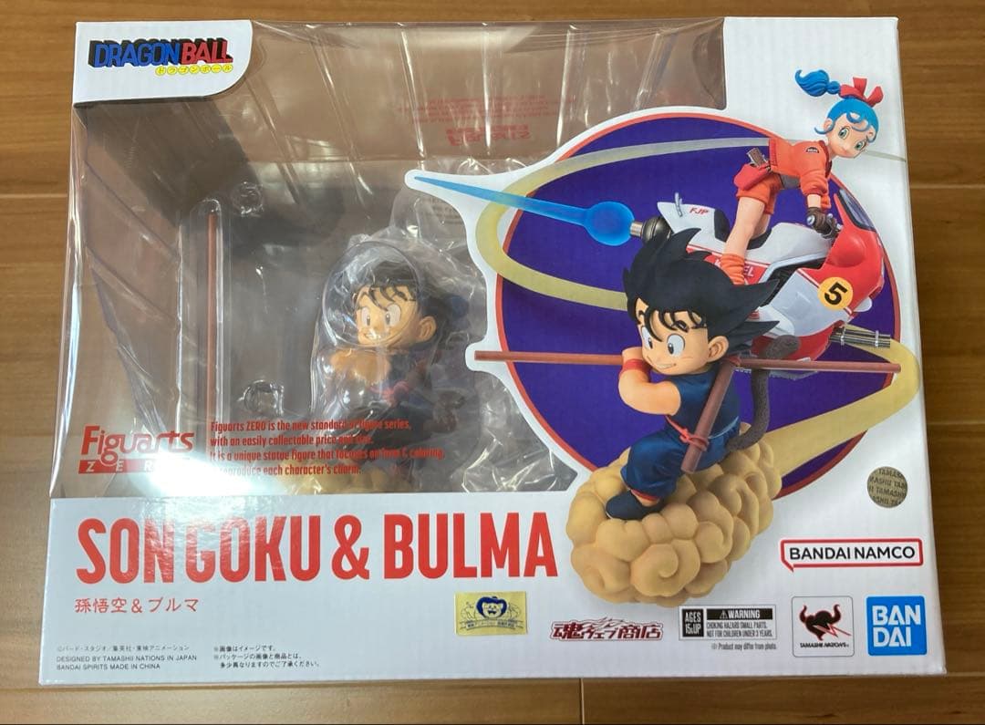 フィギュアーツzero 孫悟空＆ブルマ　フィギュア　ドラゴンボール