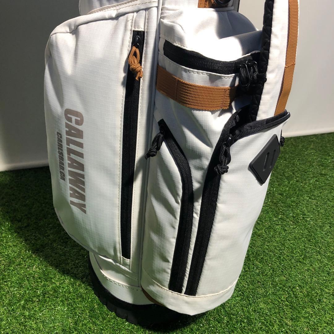 キャロウェイ　レイドバック　スタンド式 キャディバッグ　7.5型 ベージュ