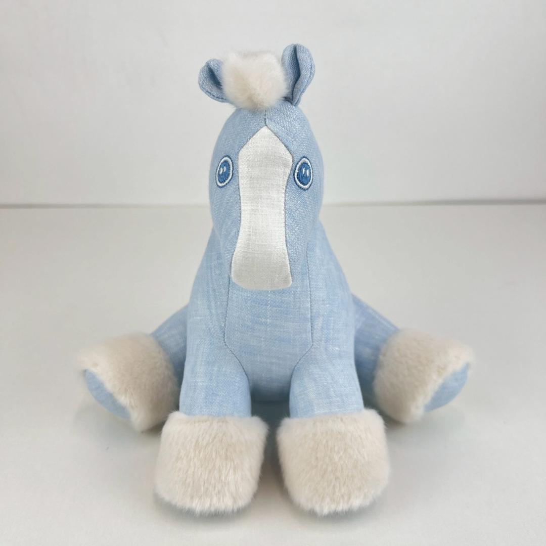 新品未使用 HERMES エルメス　ぬいぐるみ　ベビーエルミー　ブルーグラシエ