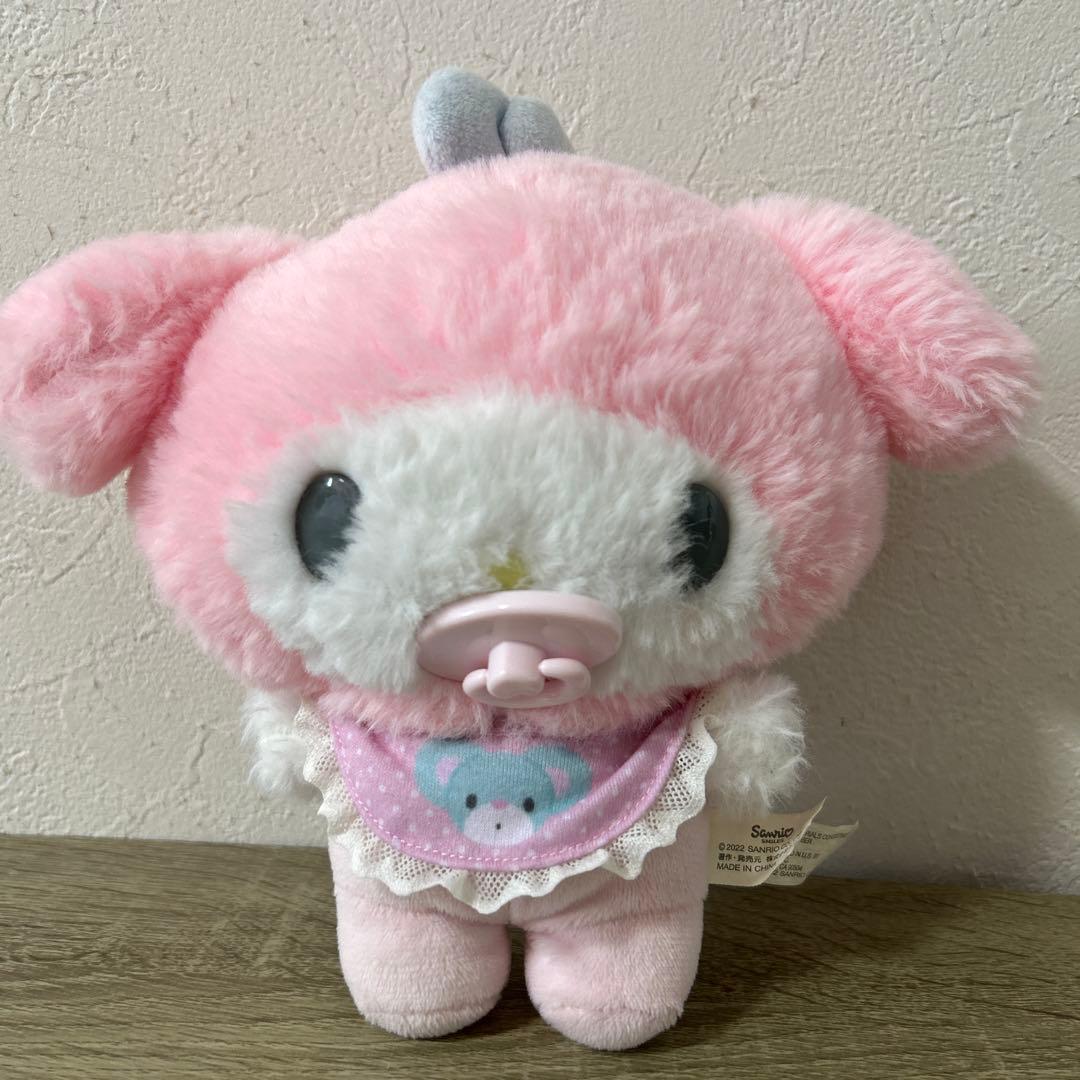 マイメロディ　おせわセット　マイメロ　お世話セット ぬいぐるみのま