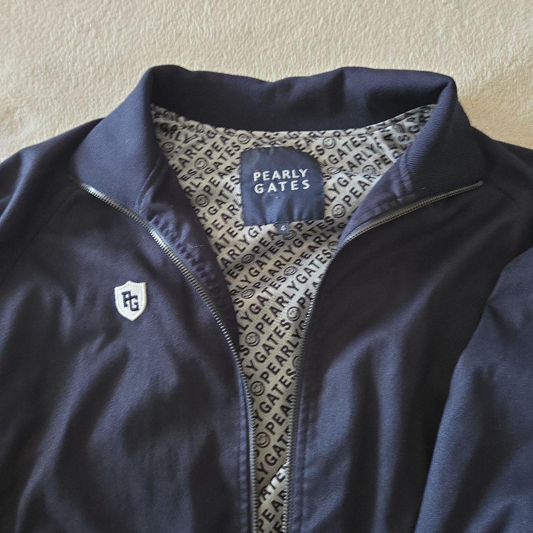 美品 PEARLY GATES ネイビー ジップアップ ブルゾン サイズ4