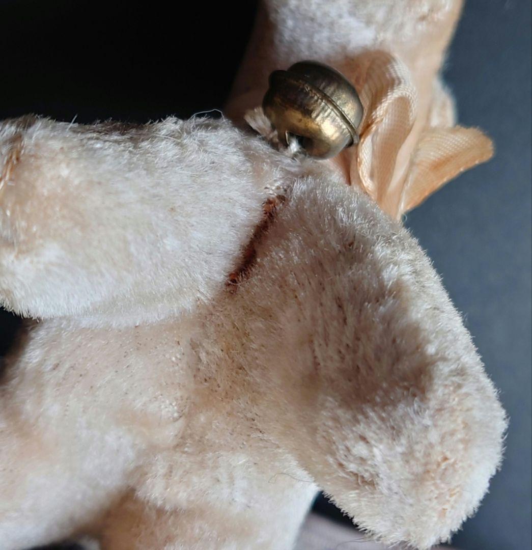 ラストワンワン　アンティークのぬいぐるみ　テリア　大正〜昭和初期　日本製　輸出用