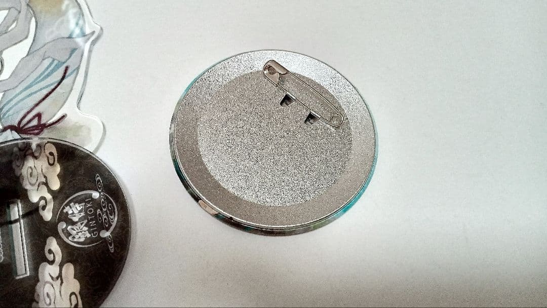 銀魂　坂田銀時　風神　缶バッジ　アクリルスタンド