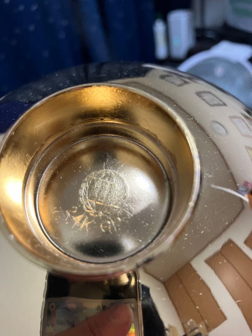 金色杯 大阪府警察 永年勤続記念品