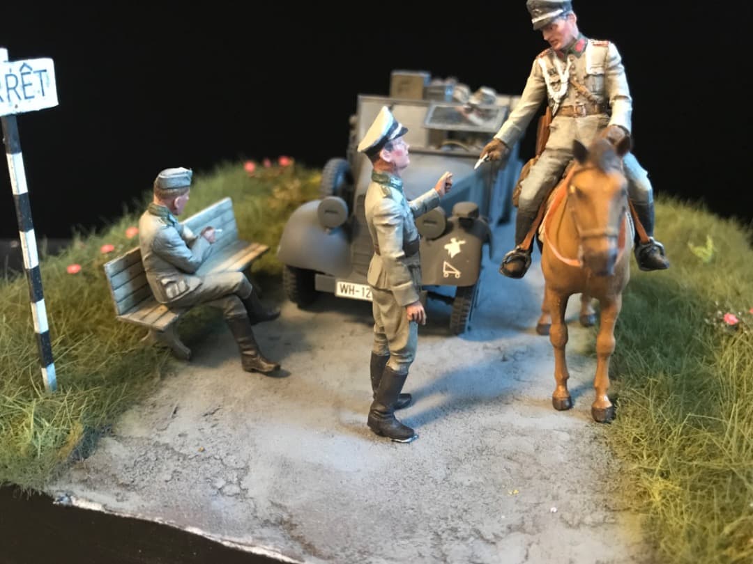 1/35ジオラマ ドイツ軍　第二次世界大戦　完成品Master Box