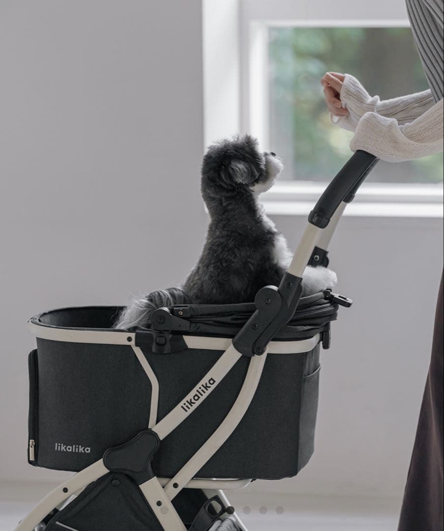 『美品』likalika ペットカート ブラック