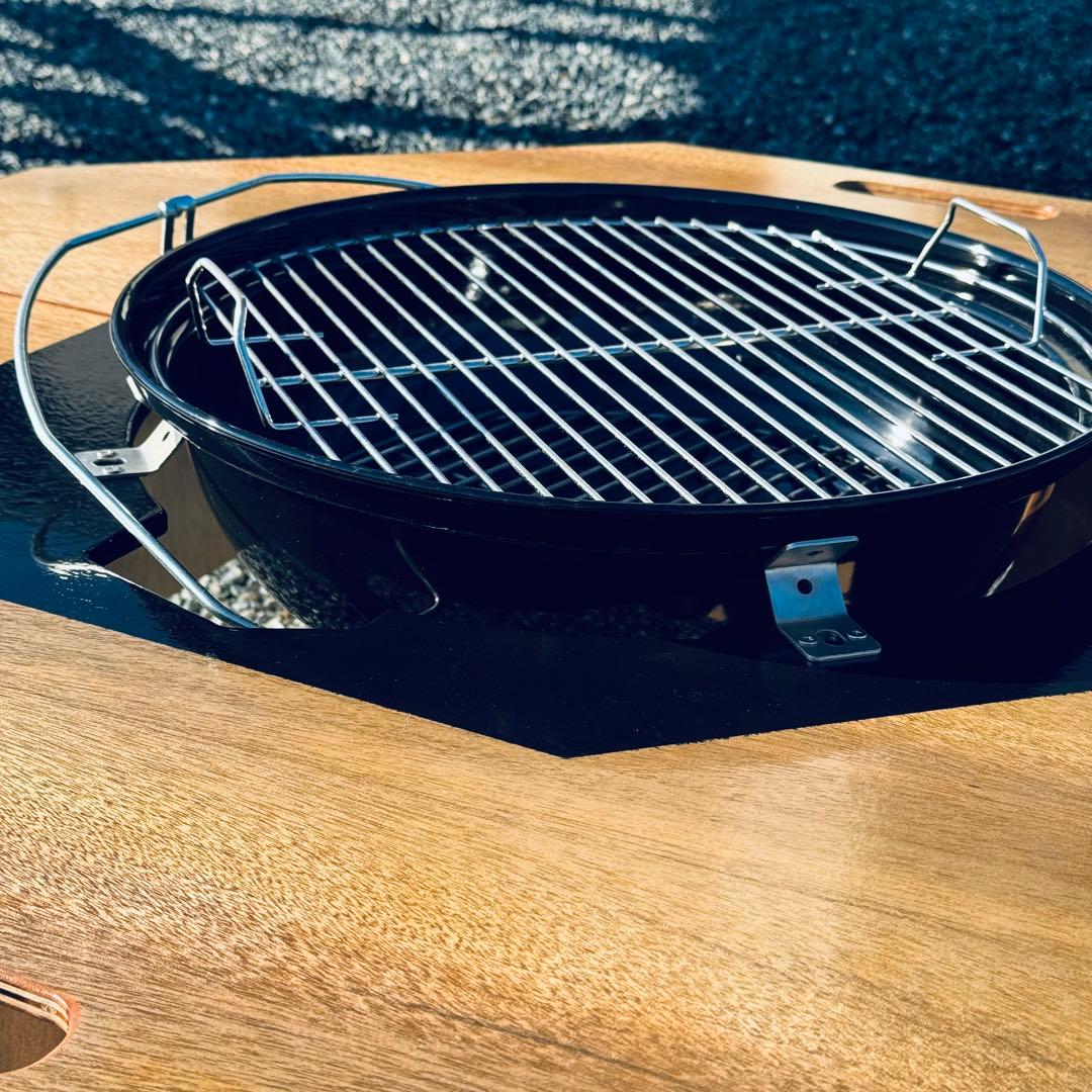 オクタゴンテーブル ※ウェーバーコンロ　ジャンボジョー47cm用　ヘキサテーブル