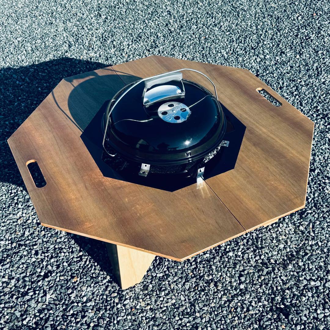 オクタゴンテーブル ※ウェーバーコンロ　ジャンボジョー47cm用　ヘキサテーブル