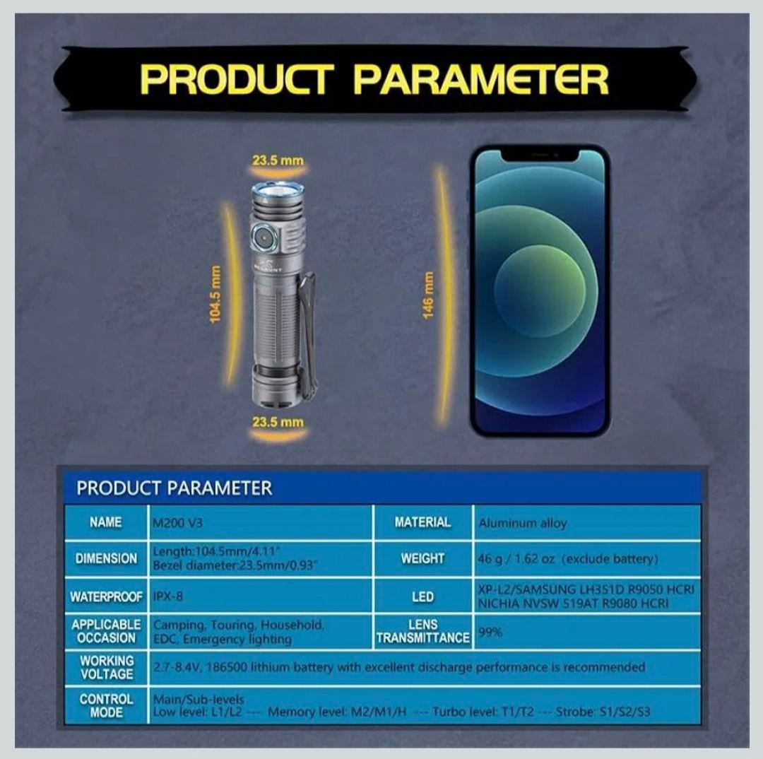 LEDライト USB磁気充電 耐水 マグネットスタンド 付属品多数 美品