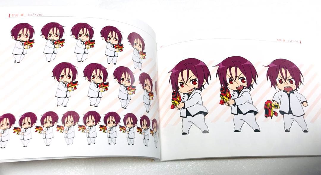 Free!ES デスクトップアクセサリーイラスト冊子本 七瀬遙 松岡凛 鴫野貴澄