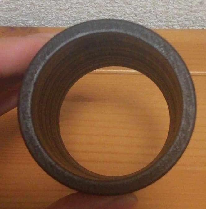 村瀬治兵衛作　独楽　蓋置　共箱　茶道具