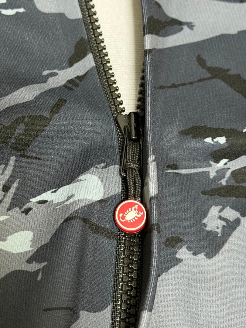 Castelli Perfetto Ros長袖ジャージ ブルー グレー レッド