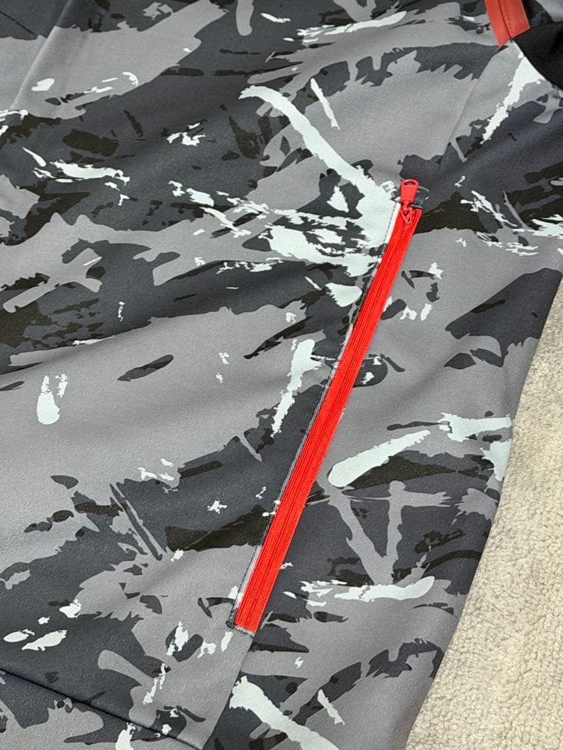 Castelli Perfetto Ros長袖ジャージ ブルー グレー レッド