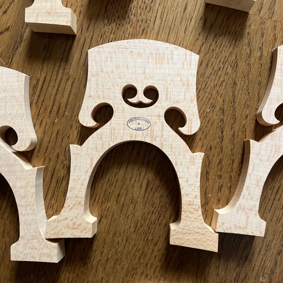 チェロ駒10点セット■ベルギー式・刻印アリ▪️処分品