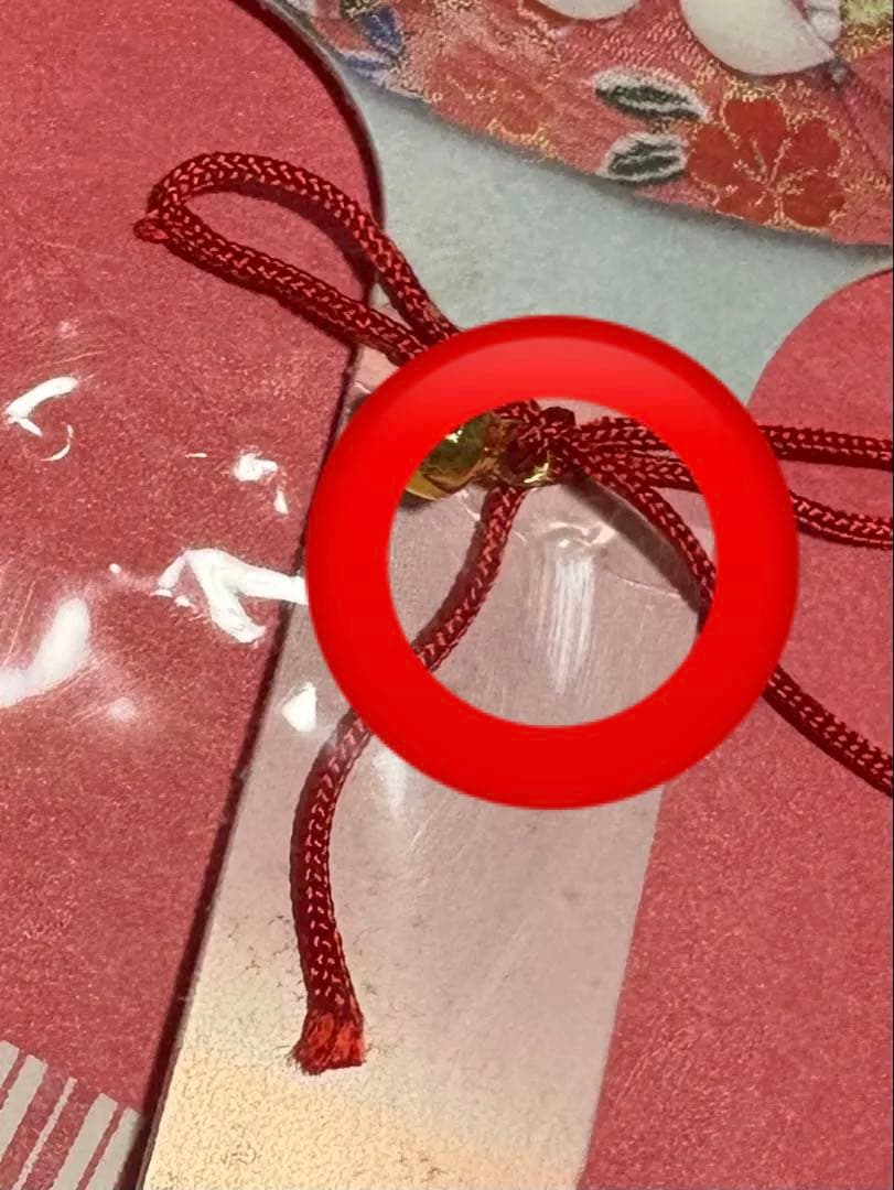 マイメロディ　マイメロ　羽子板型カード　はがき　1998年製　当時物　サンリオ