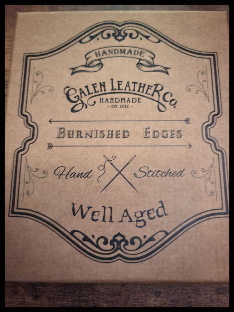 ガレンレザー　クレイジーホースブラウン　10スロットペンケース③