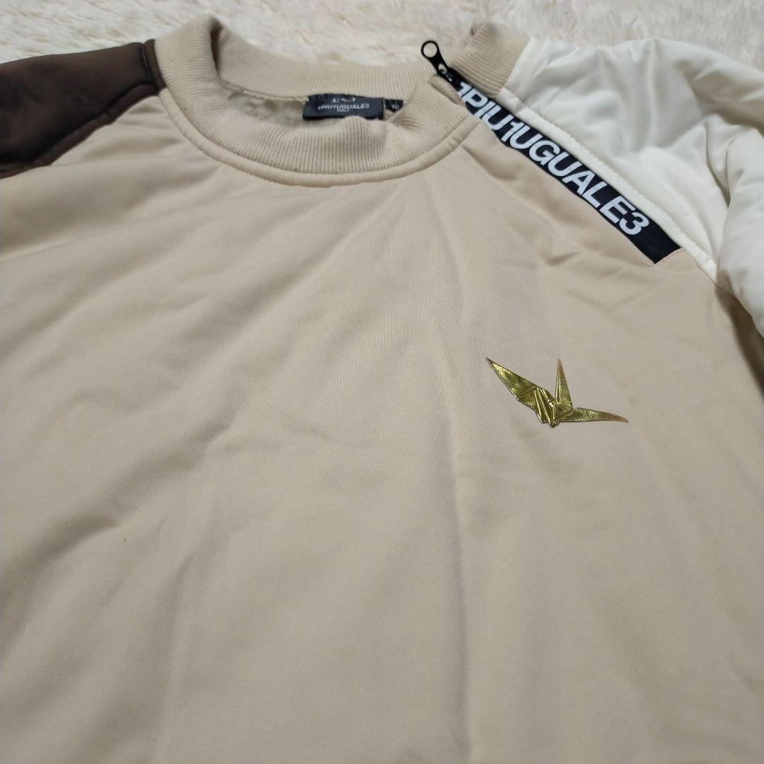 1PIU1UGUALE3 GOLF CRAZY SNEEDJACK 茶 白 M