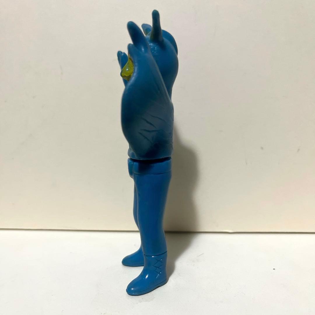 無版権 カマキリ男 珍色 ソフビ フィギュア 怪人 当時物 旧バンダイ