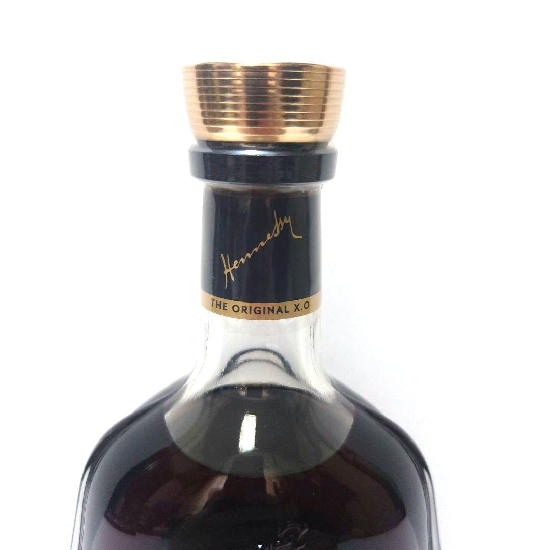 2 ヘネシーXO　オリジナル 金キャップ クリアボトル　コニャック