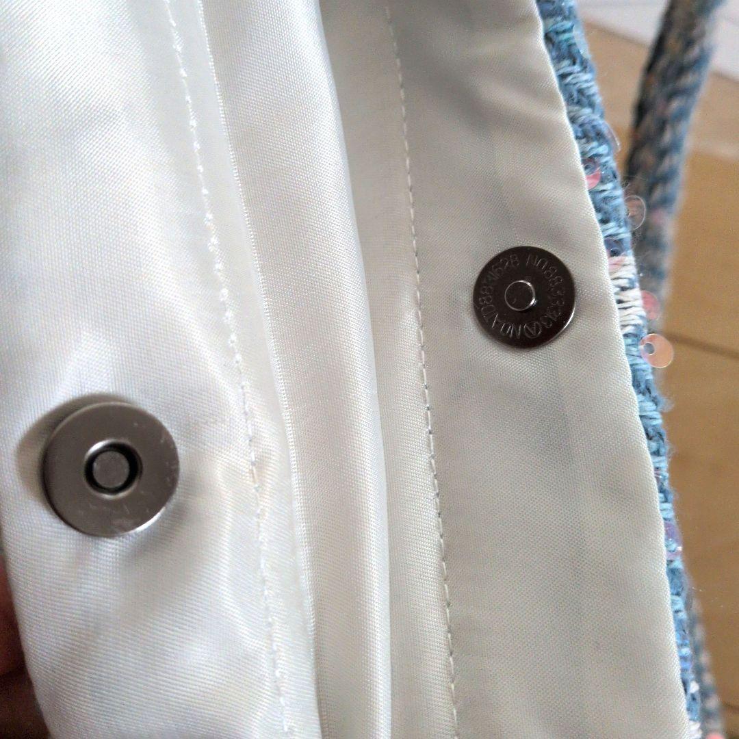 H*i様 CHANEL ツイード チェック トートバッグ