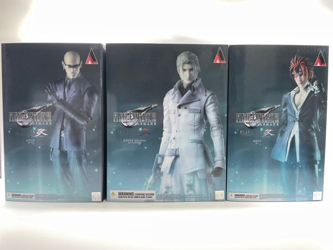 PLAY ARTS改 プレイアーツ改 ルーファウス　レノ ルード　3点セット