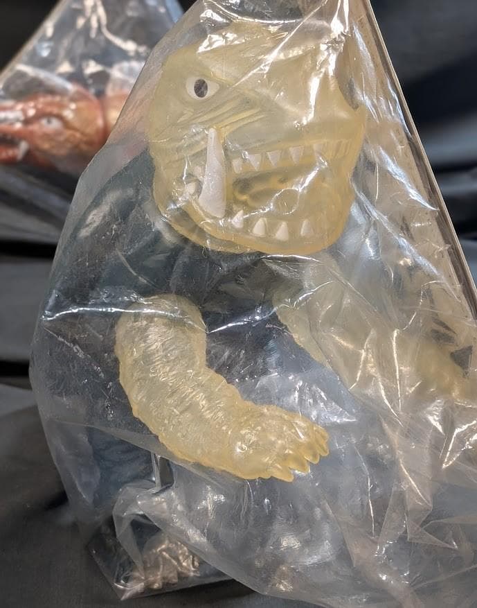 昭和ガメラ透明頭・ジャイガー（マーミット）ビニールパラダイス未開封２体セット